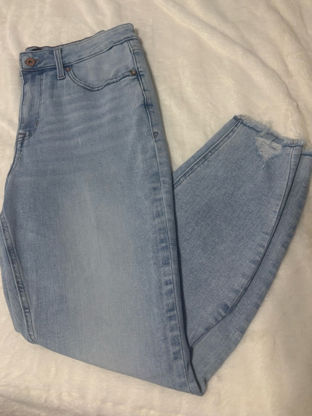 Edgely Light Blue Super Skinny Women's Jeans - Size 14